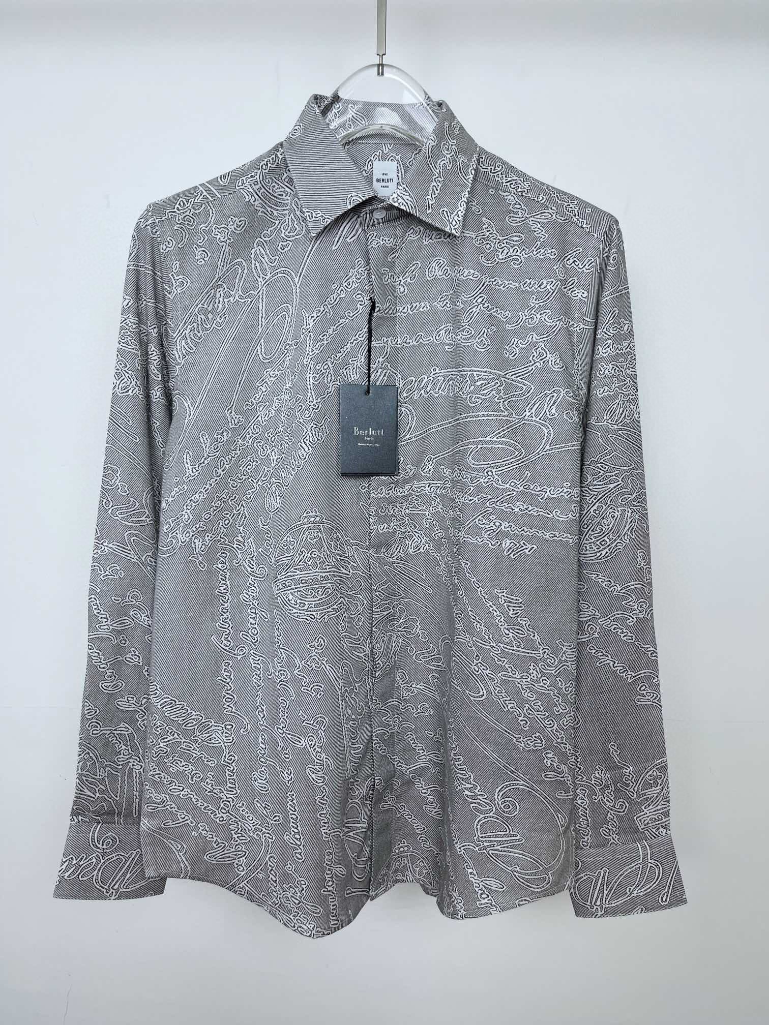 Light blue and Grey Shirt