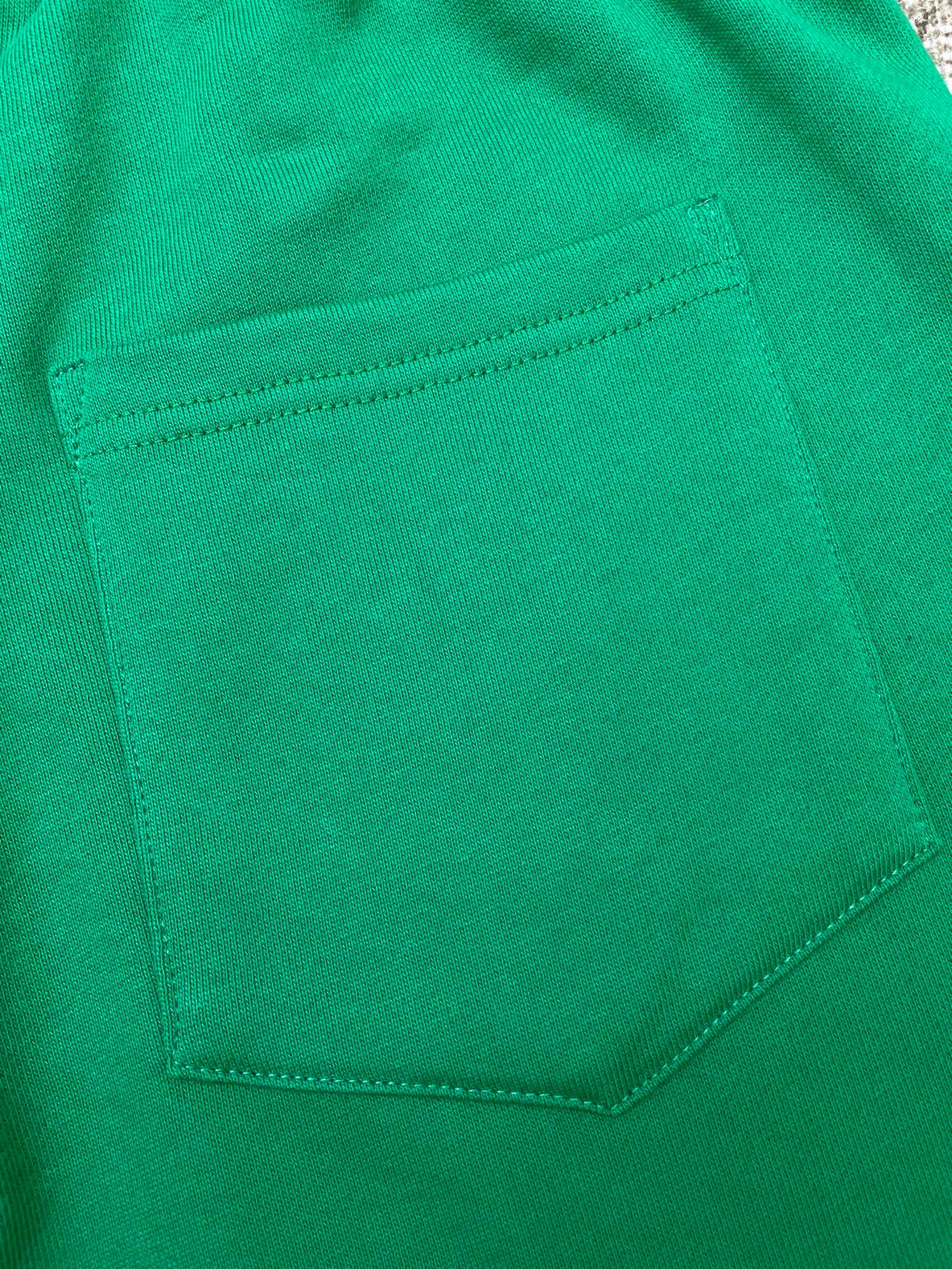 Green and Light pink Short