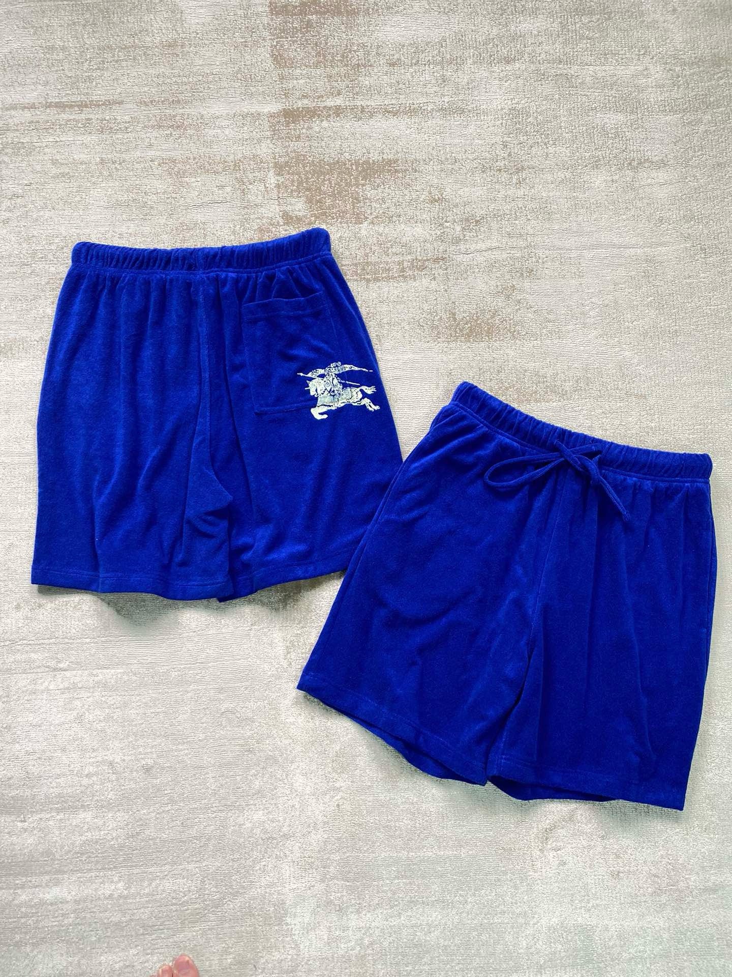 White and Blue Short