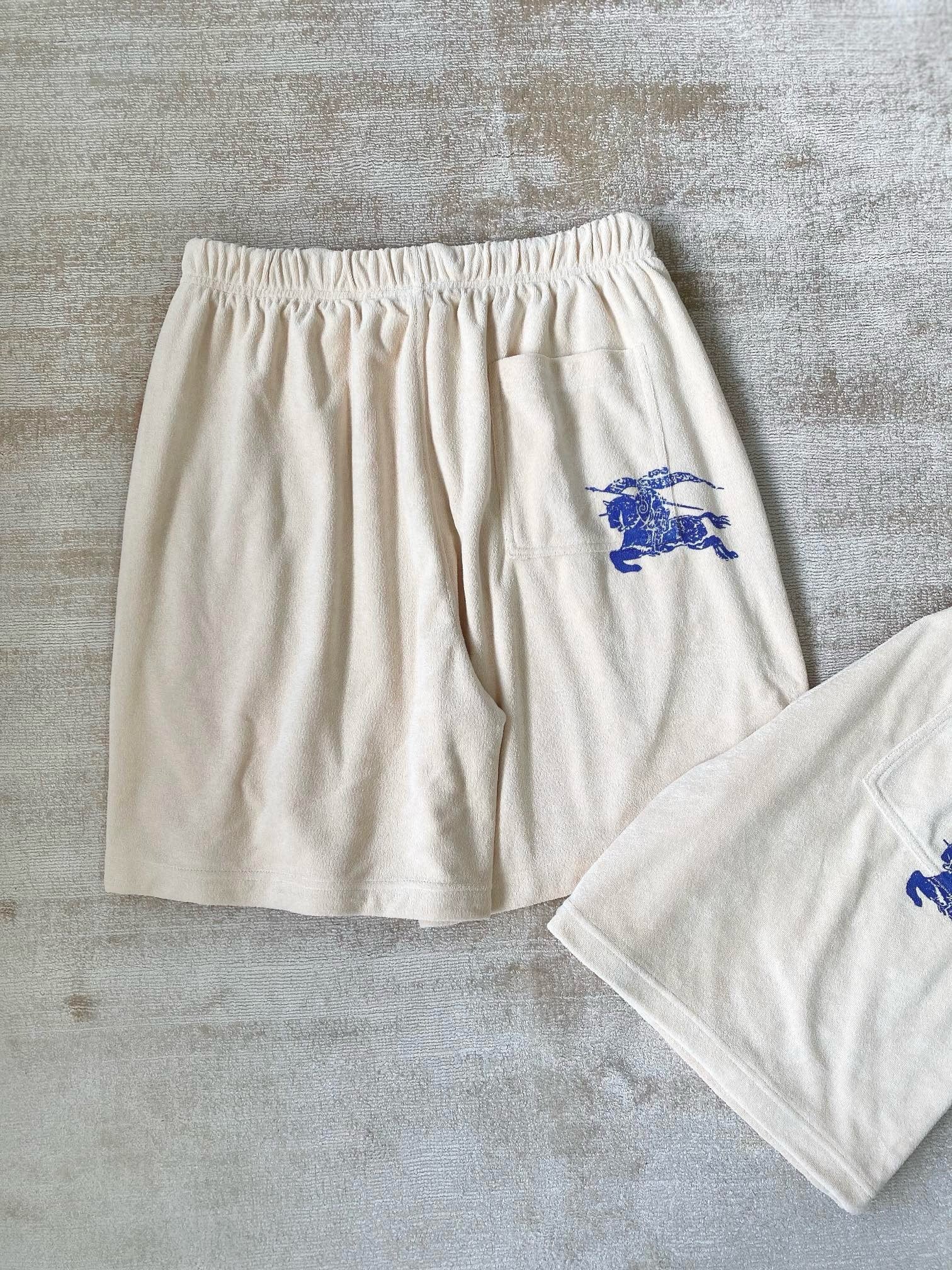 White and Blue Short