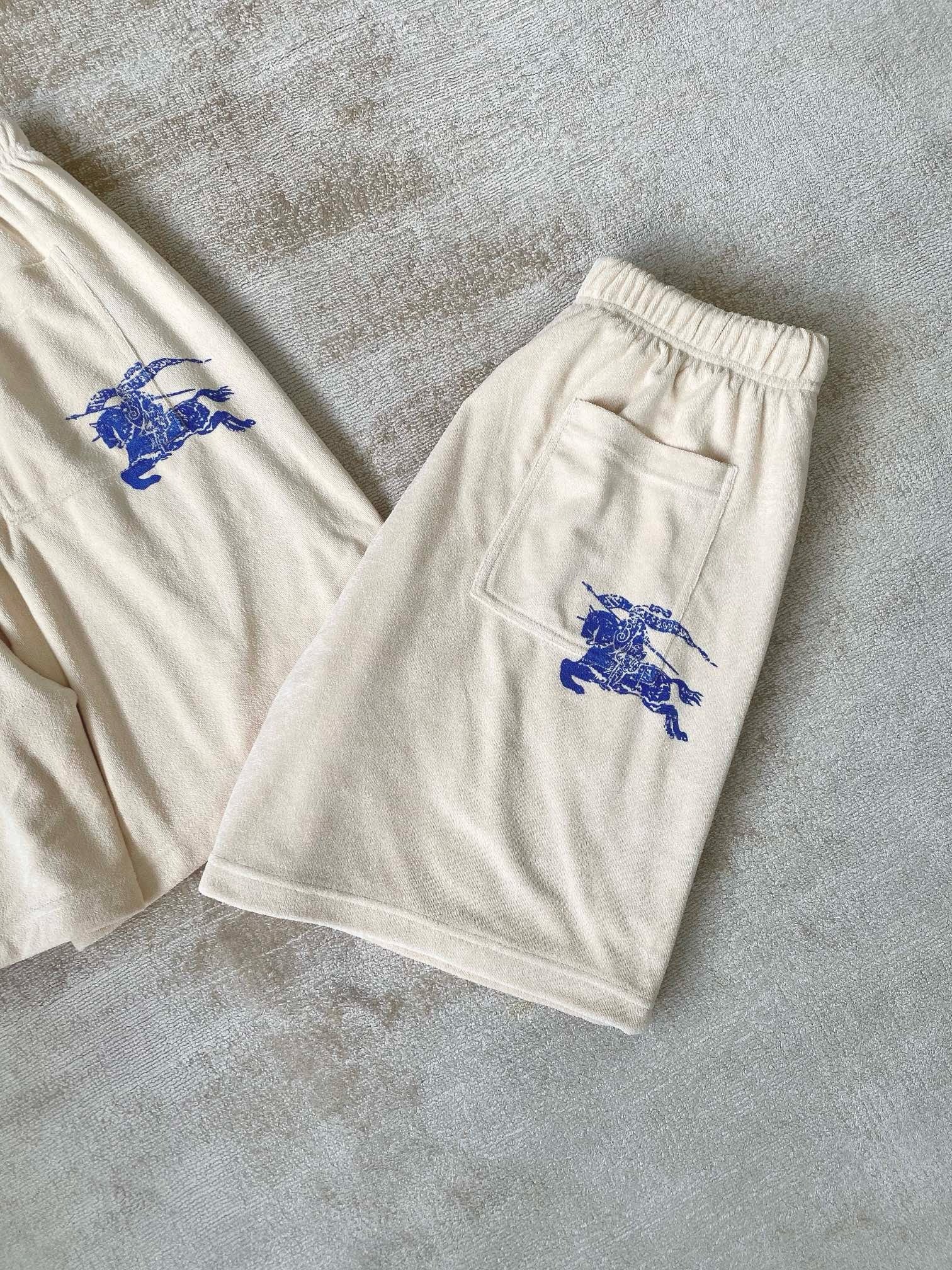 White and Blue Short