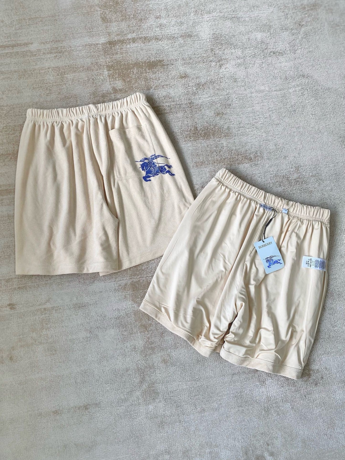 White and Blue Short