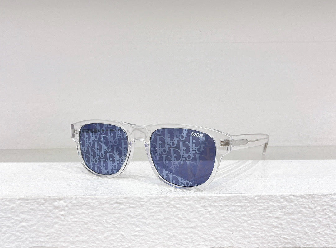 Schwarze, weiße und braune Sonnenbrille