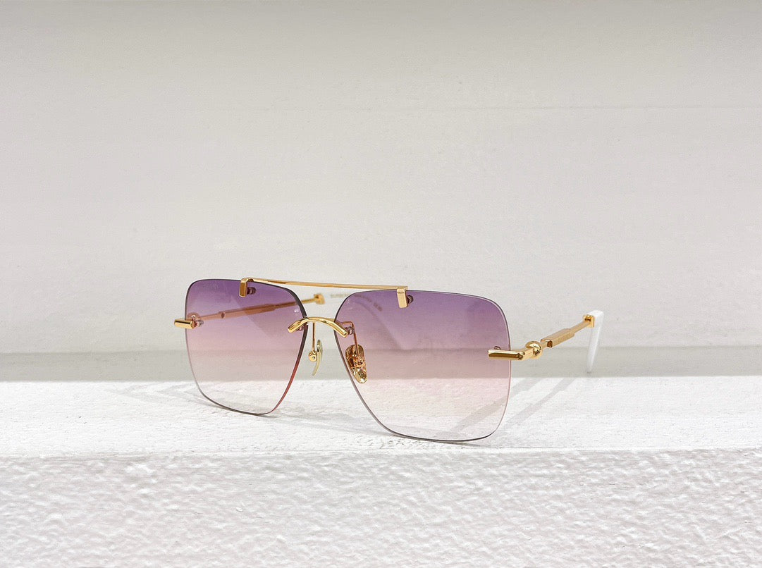 Gafas de sol azules, marrones, negras y rosas