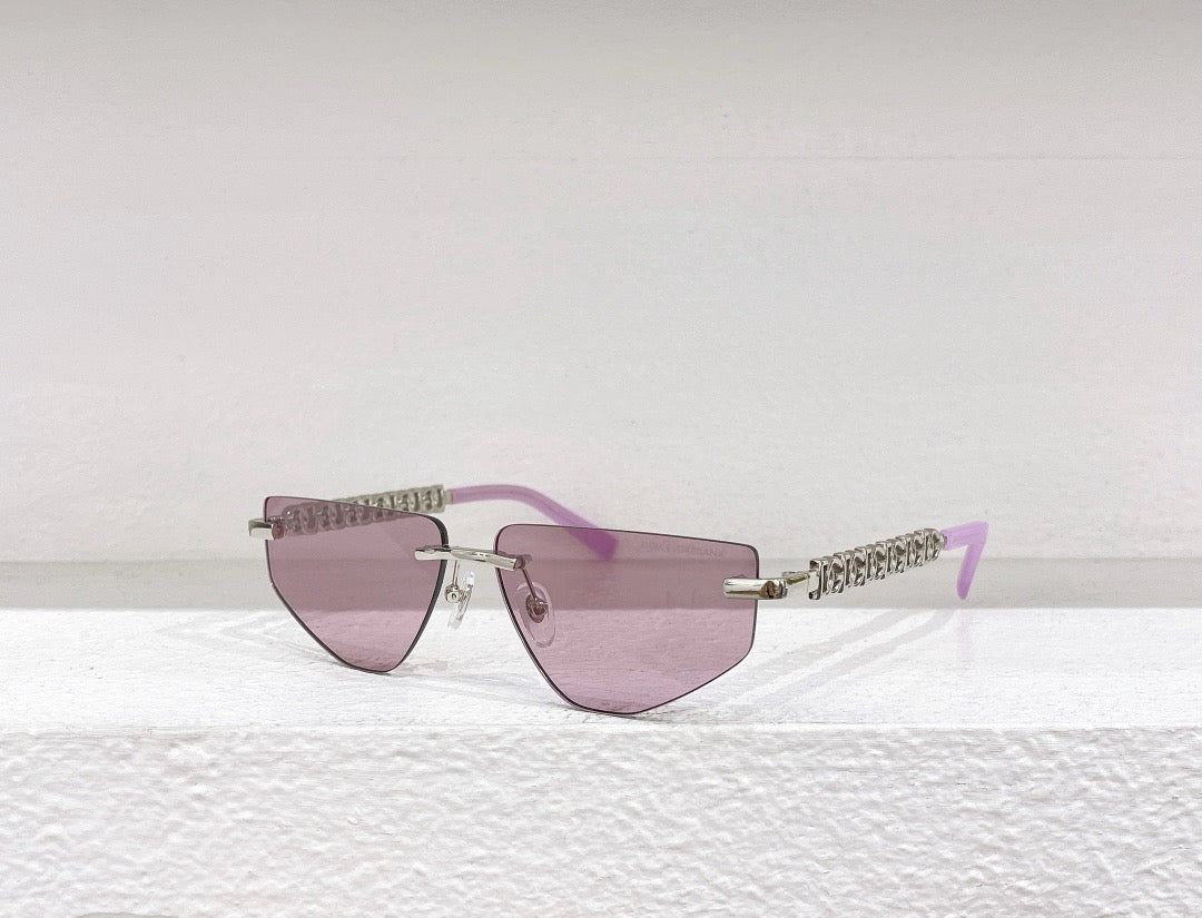 Gafas de sol negras, rosas y marrones