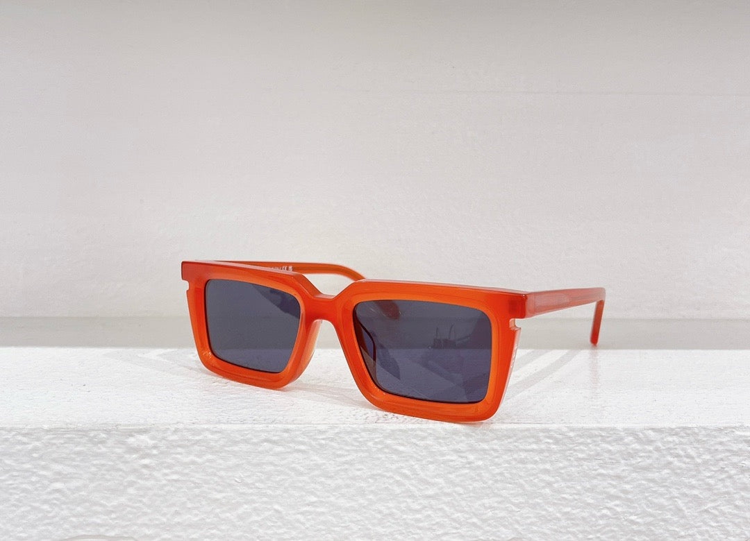 Blue,White,Orange and Black Sunglass