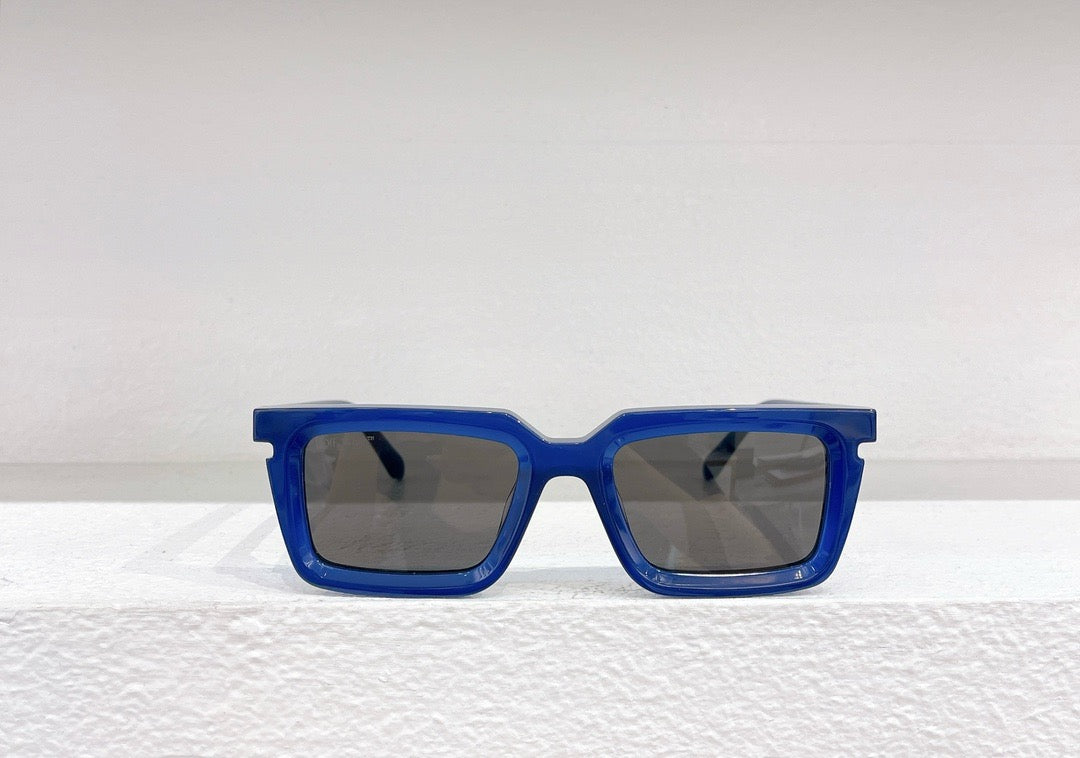 Blue,White,Orange and Black Sunglass