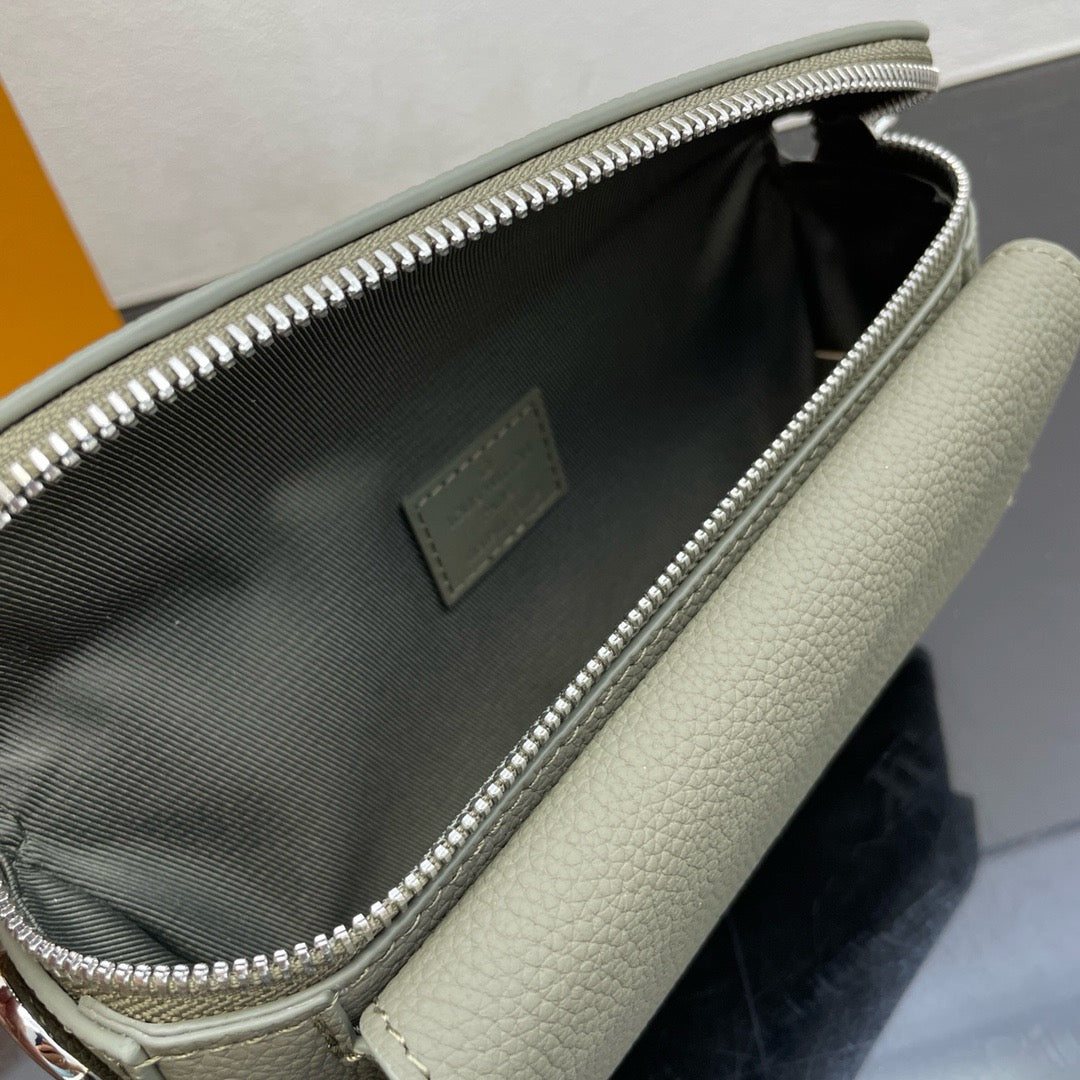 Grey and Black Bag