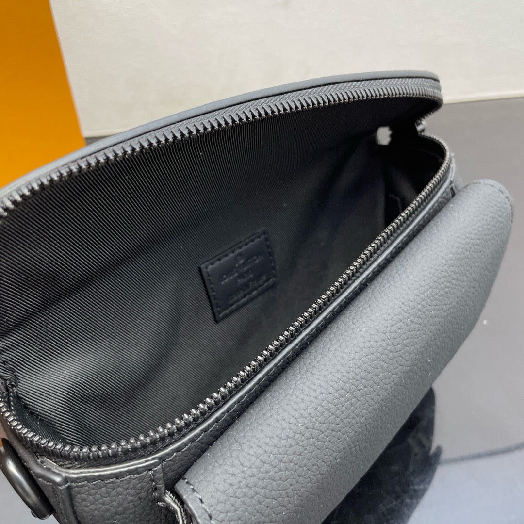 Grey and Black Bag