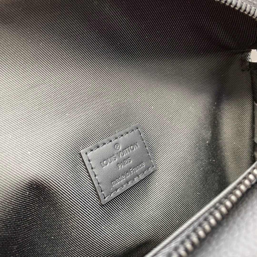 Grey and Black Bag