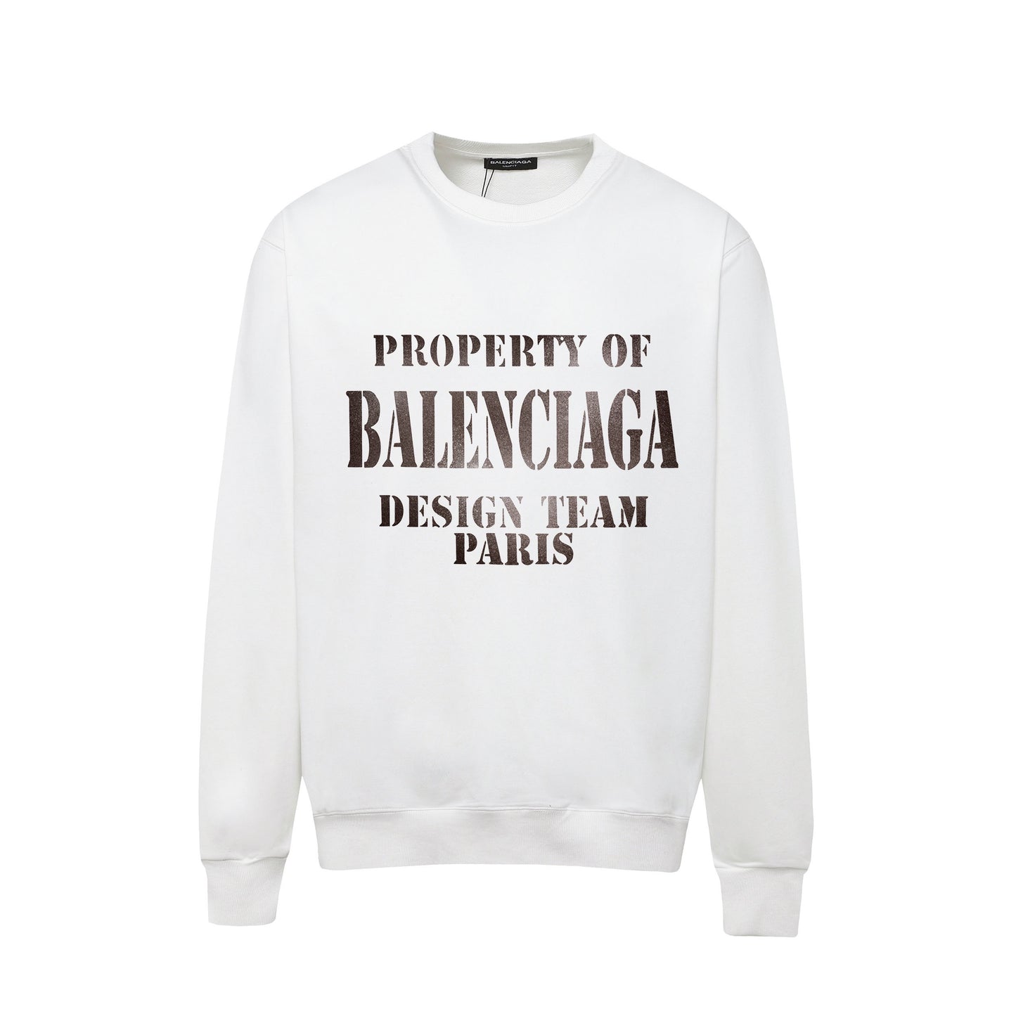 Schwarz-weißes Sweatshirt