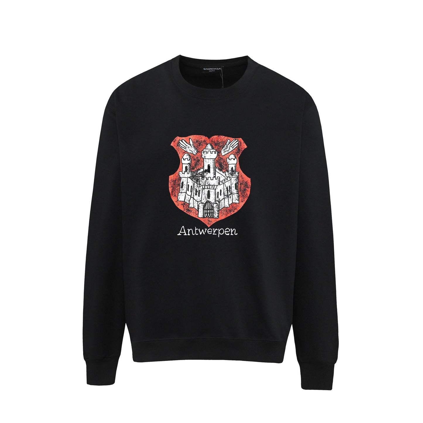 Schwarz-weißes Sweatshirt