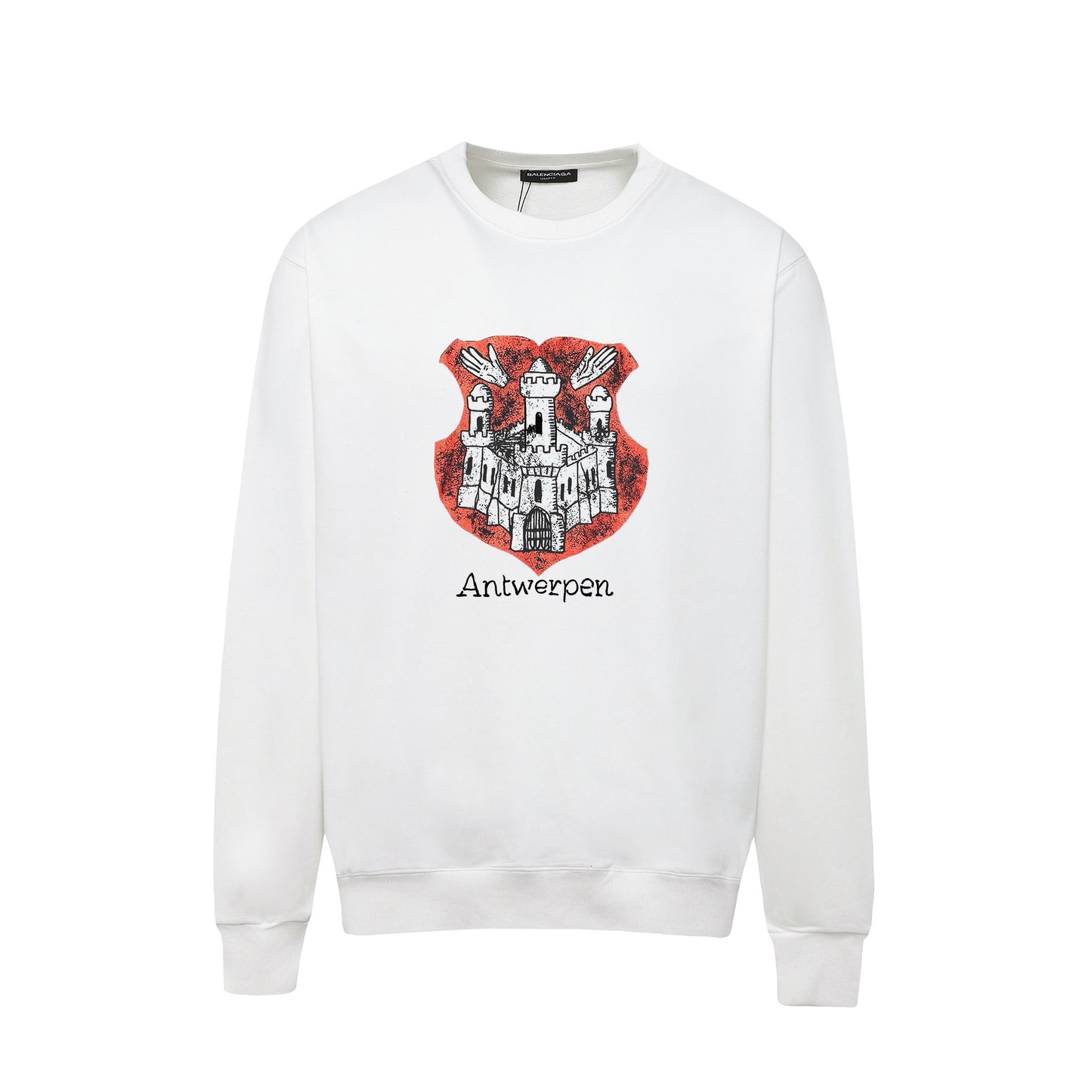 Schwarz-weißes Sweatshirt