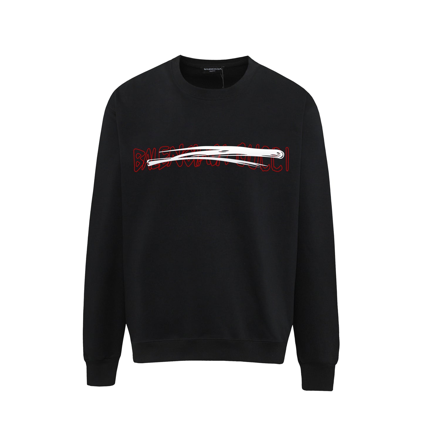 Schwarz-weißes Sweatshirt