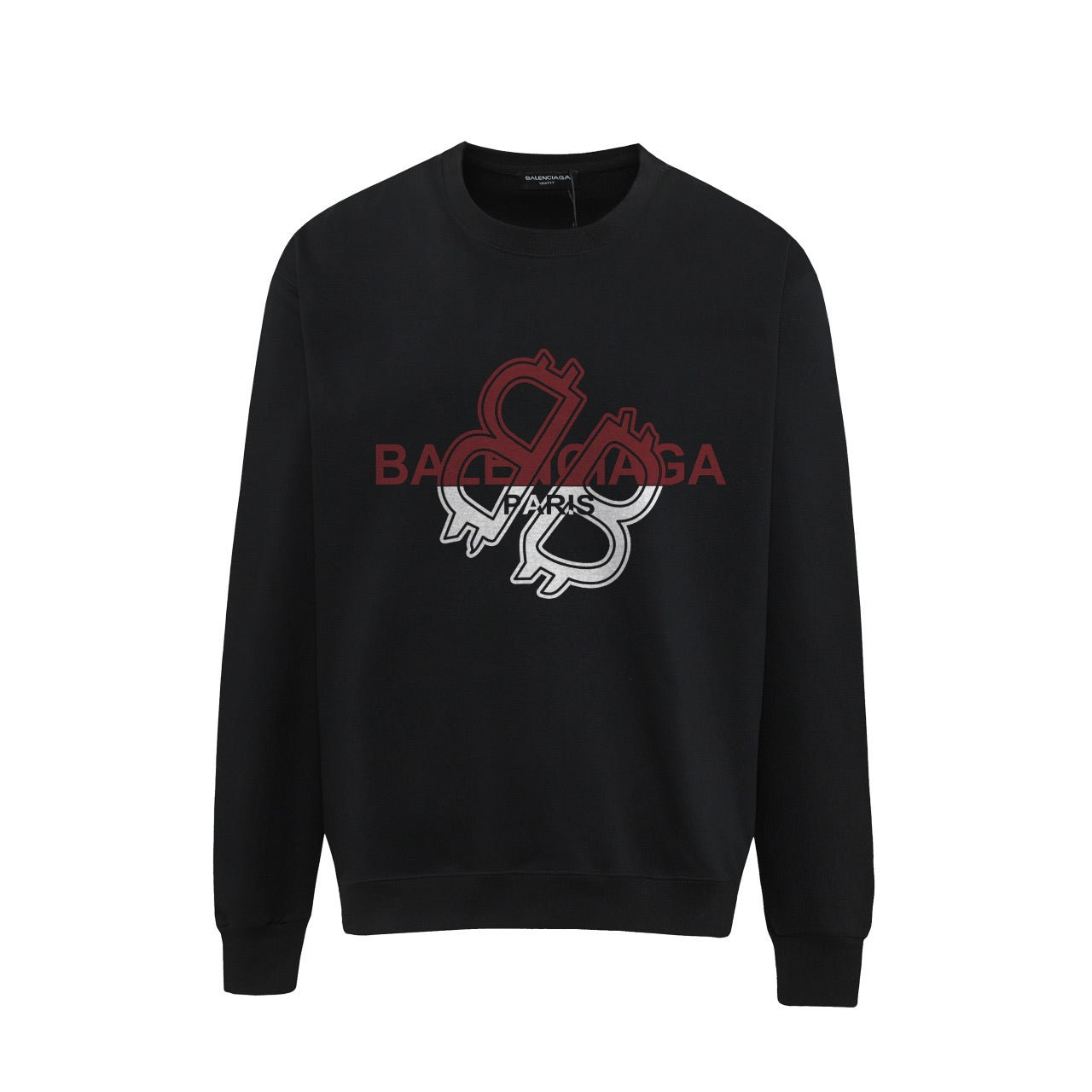 Schwarz-weißes Sweatshirt