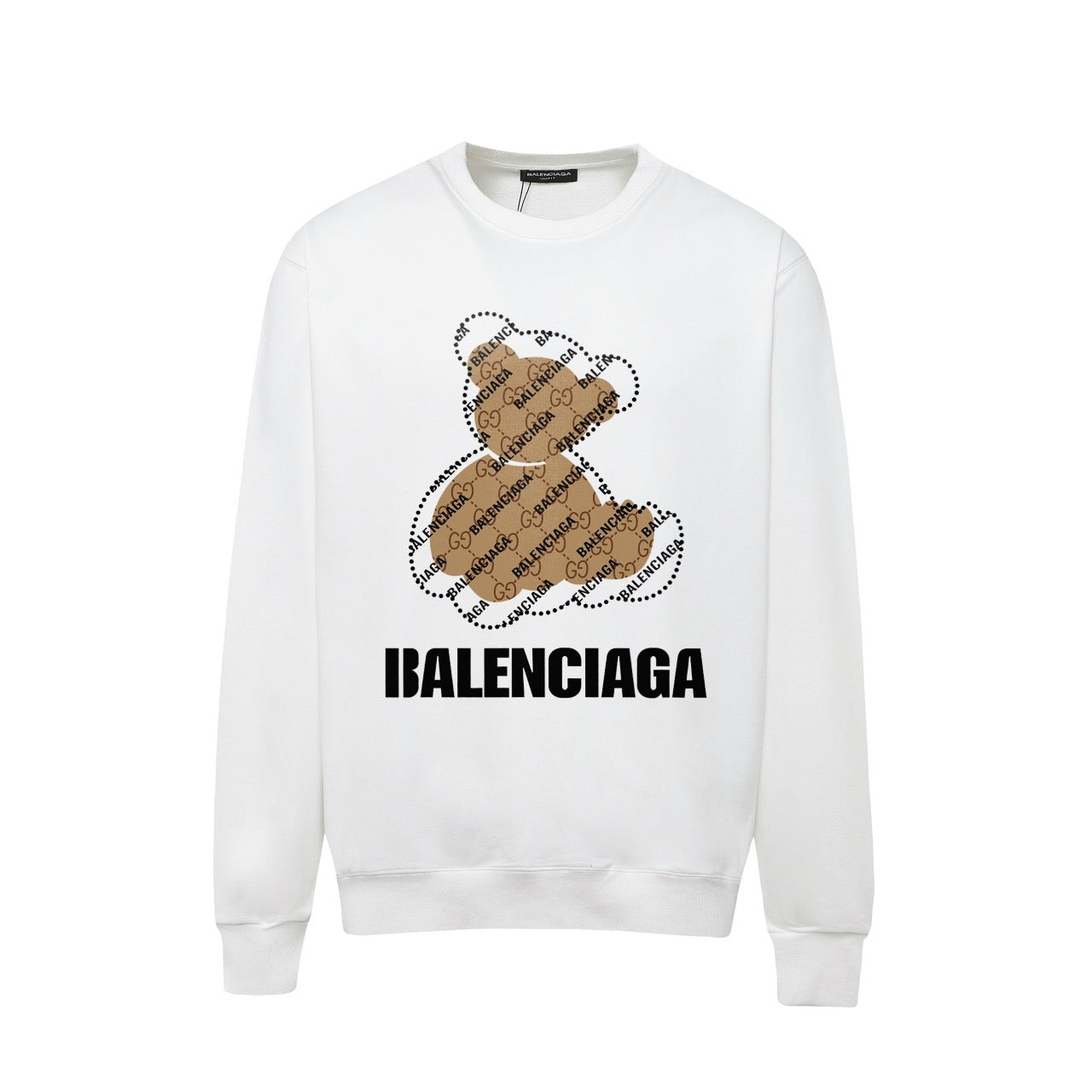 Schwarz-weißes Sweatshirt