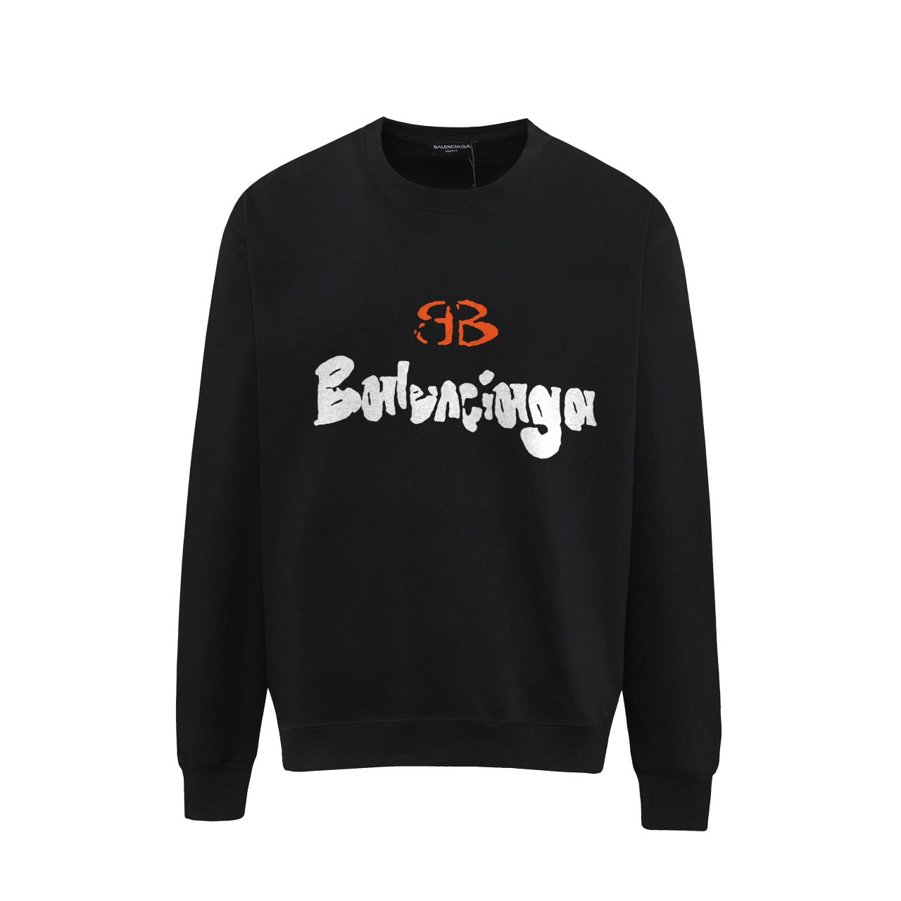 Schwarz-weißes Sweatshirt