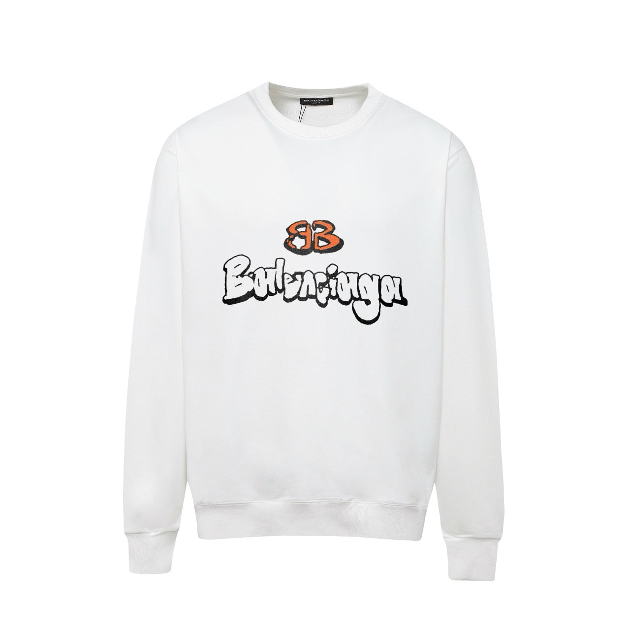 Schwarz-weißes Sweatshirt