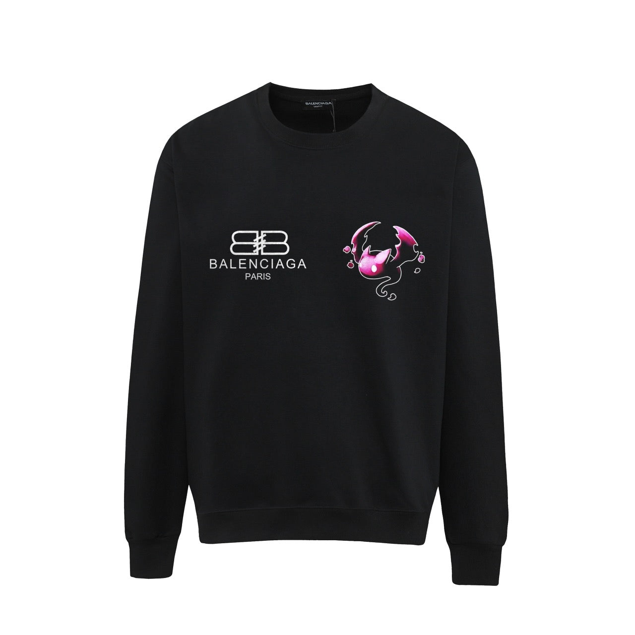 Schwarz-weißes Sweatshirt