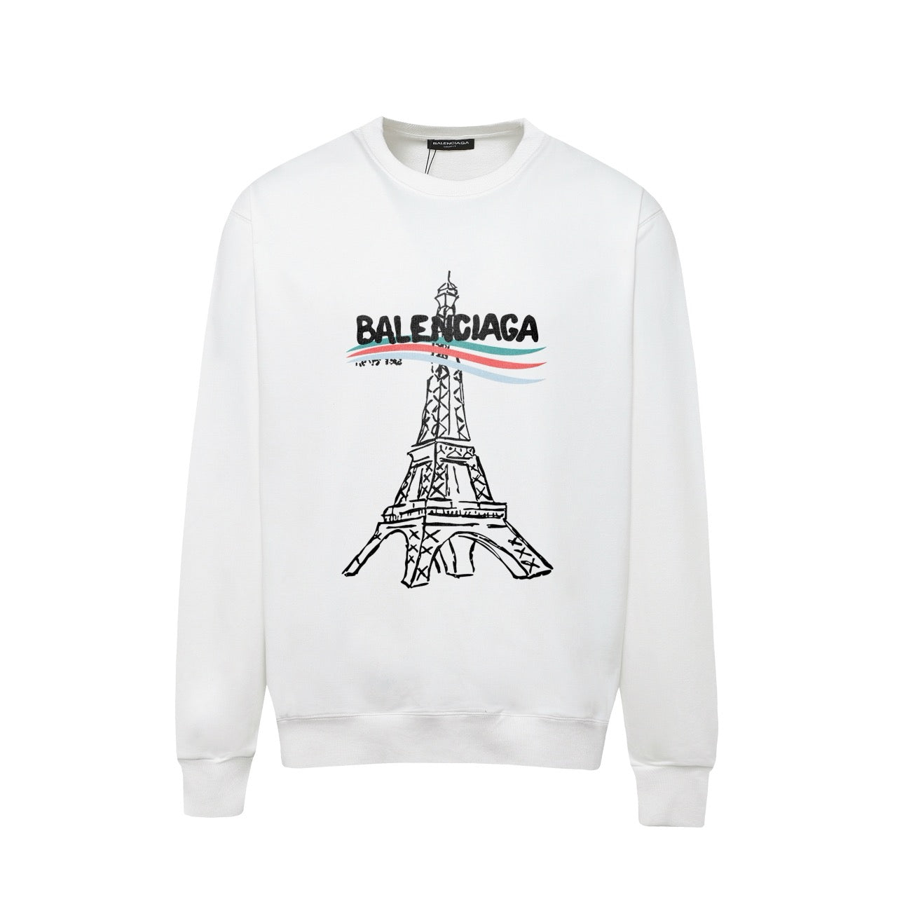 Schwarz-weißes Sweatshirt