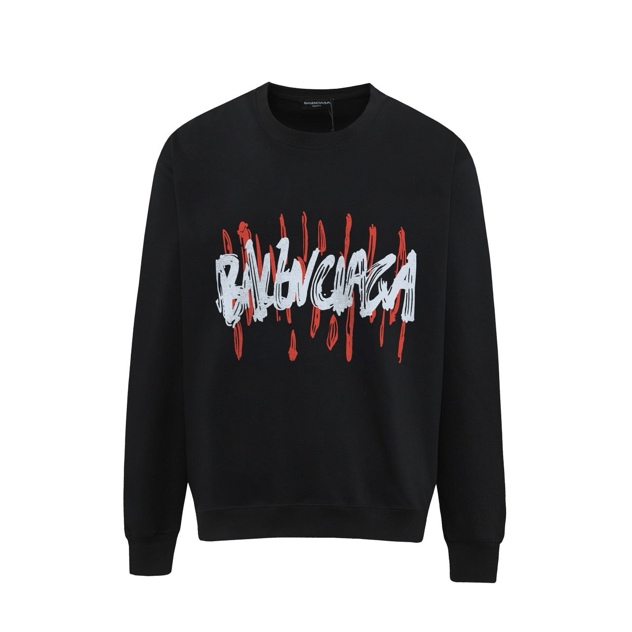 Schwarz-weißes Sweatshirt