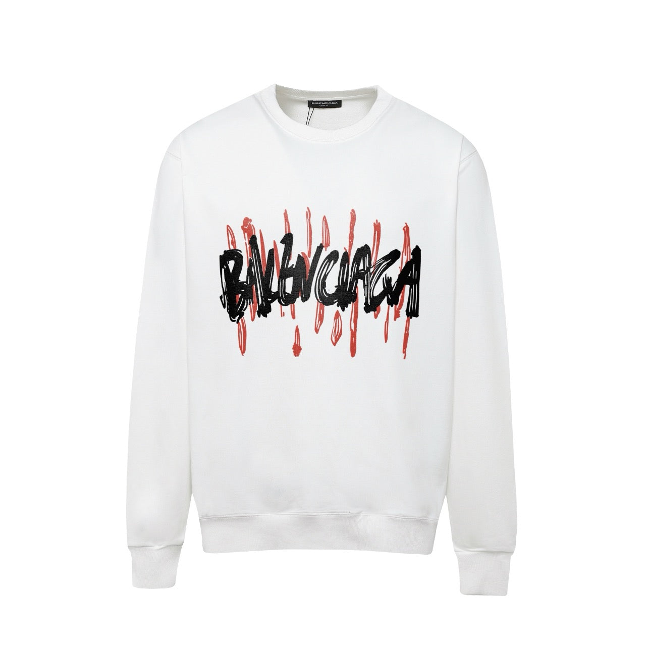 Schwarz-weißes Sweatshirt