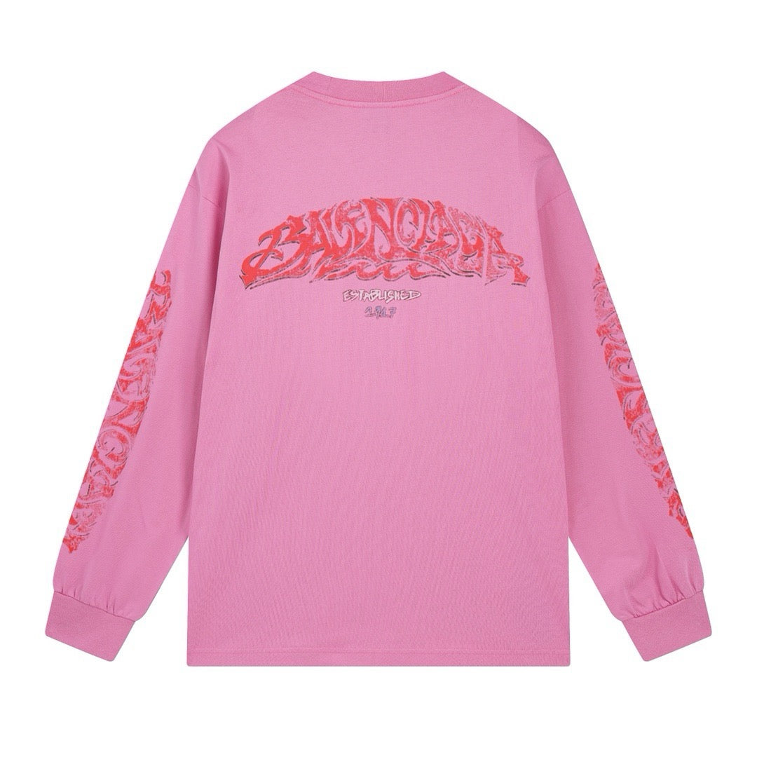 Black and Pink Sweatshirt