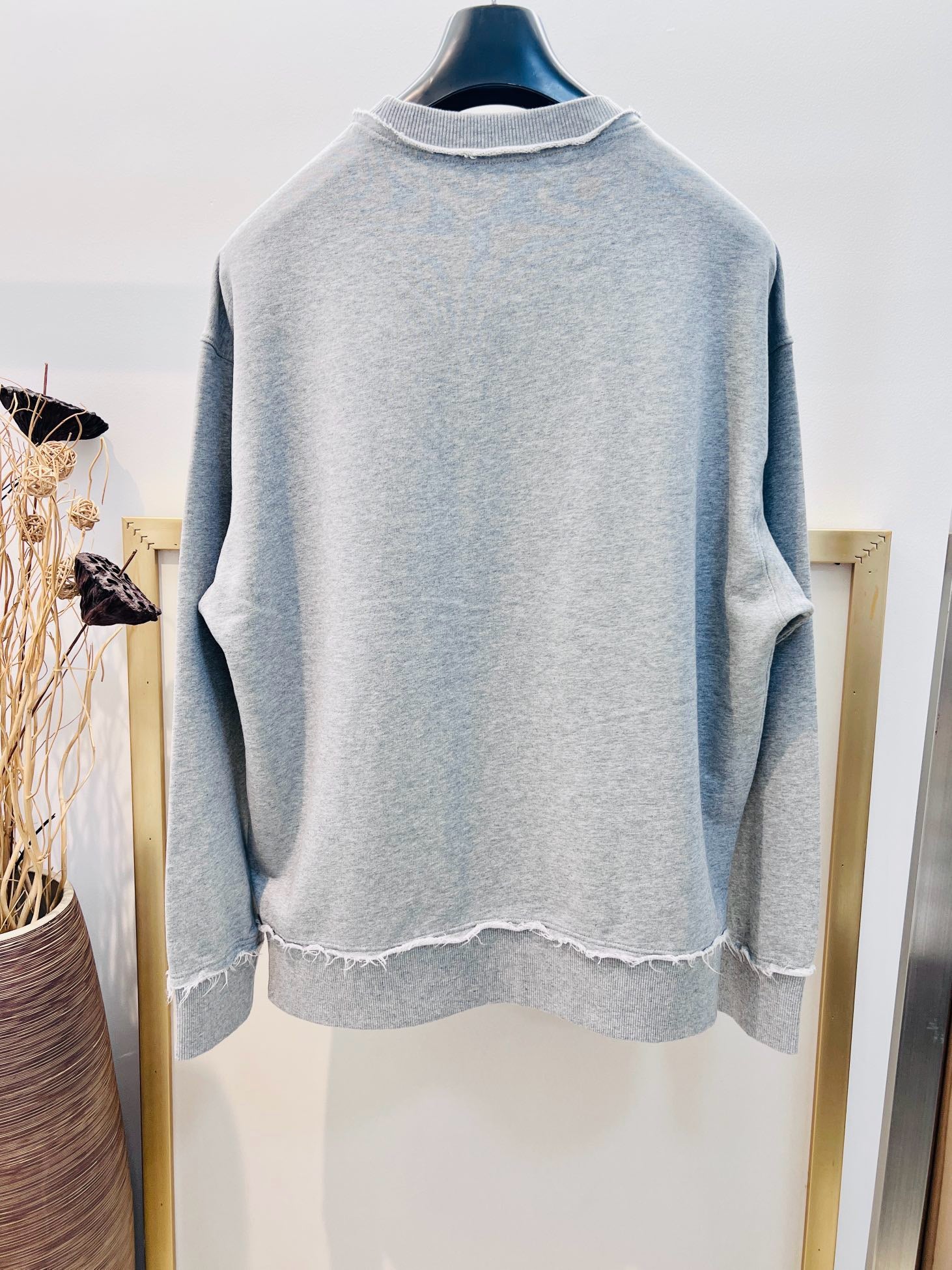 Grey,Blue and Black Sweatshirt