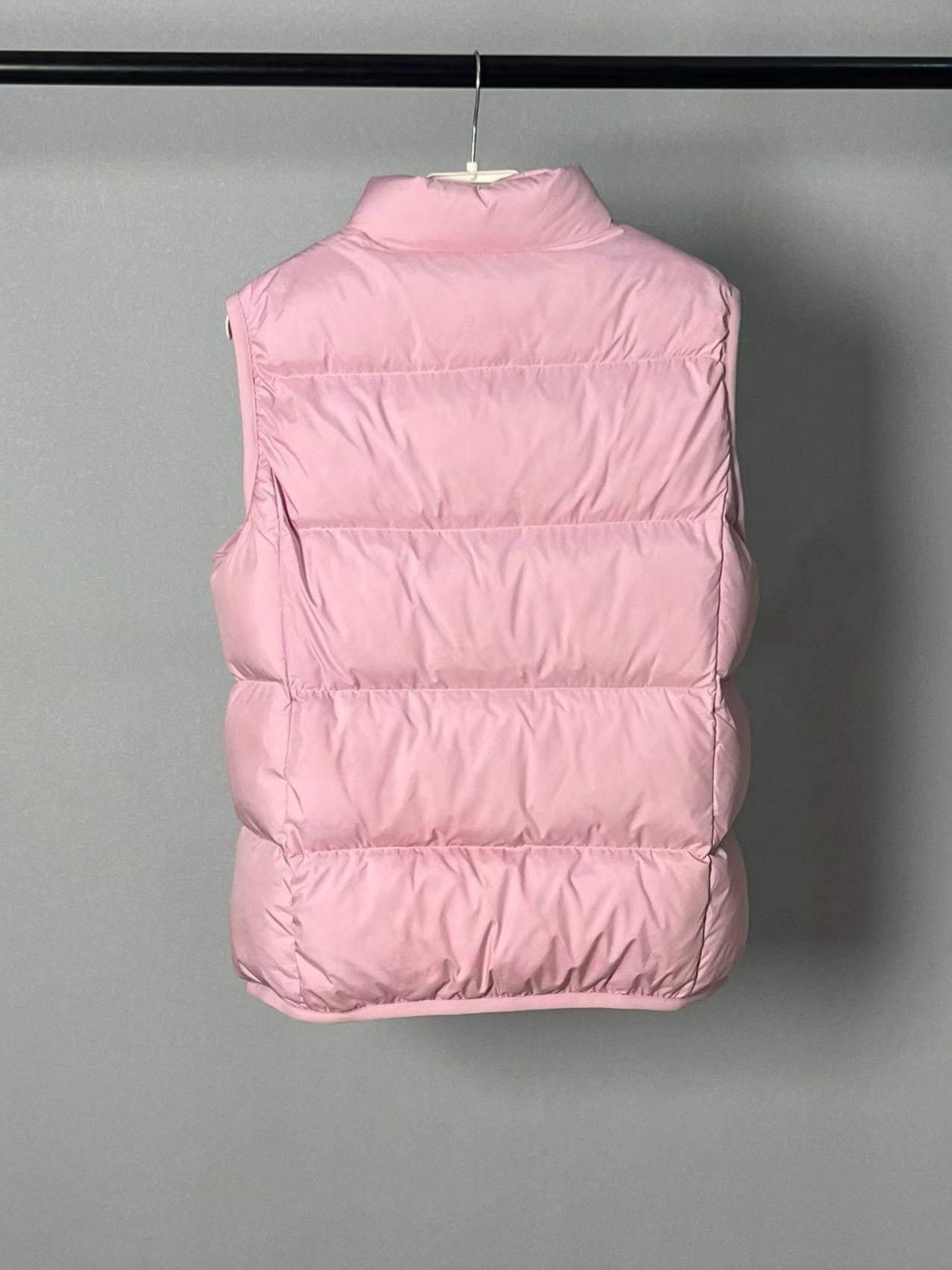 Pink, White and Black Vest