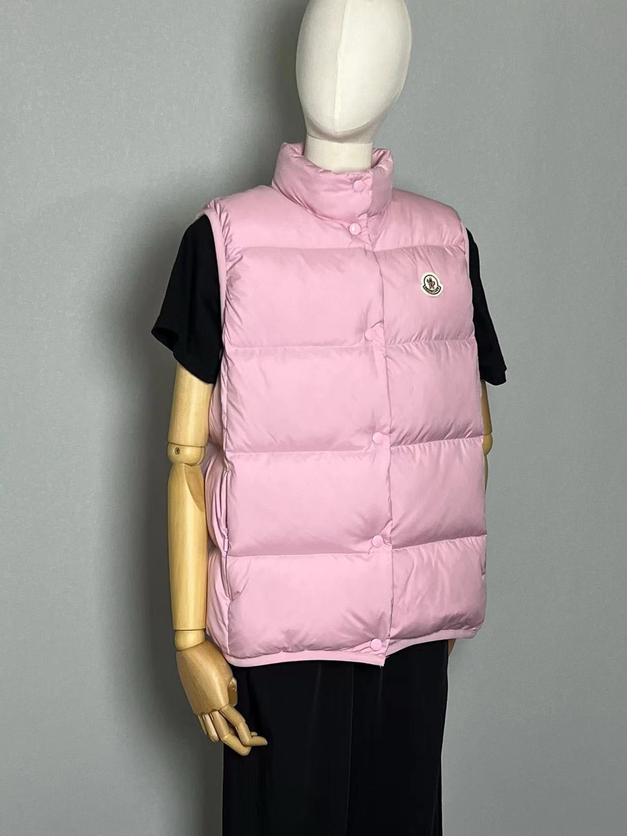 Pink, White and Black Vest