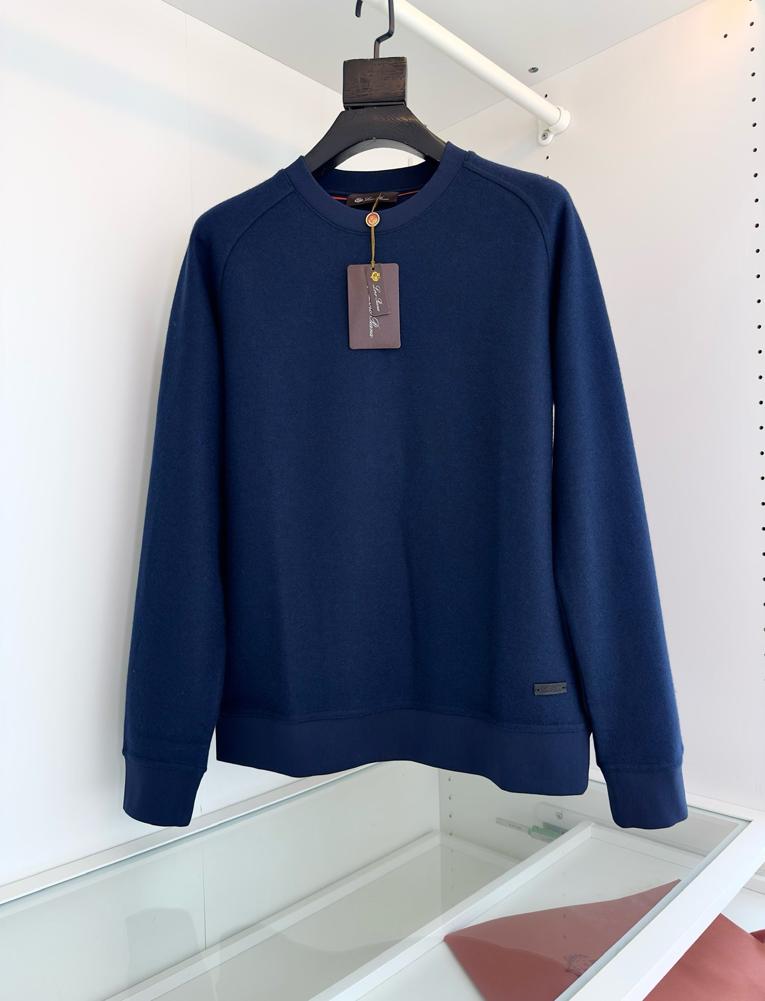 Blue and Dark blue Sweatshirt