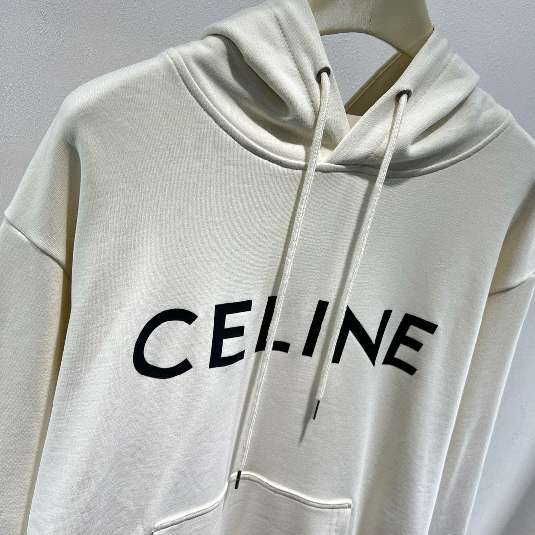 Beige Black and Gray Hoodie