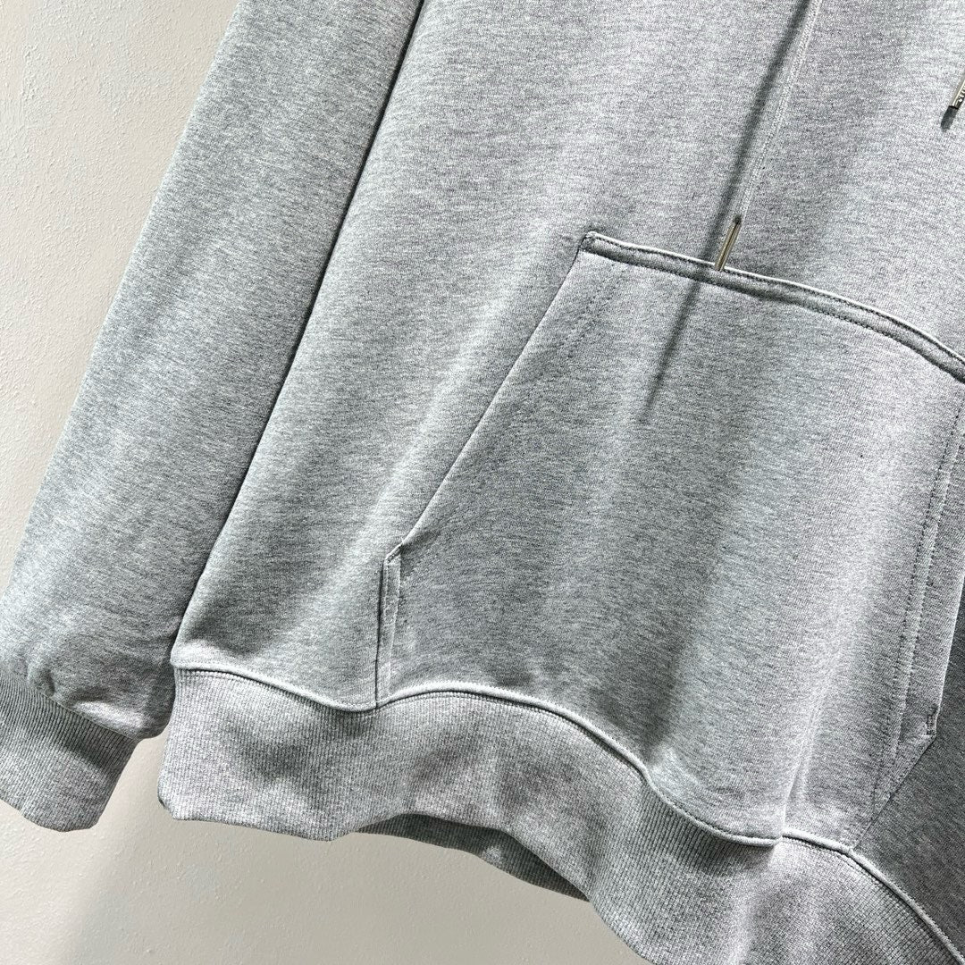 Beige Black and Gray Hoodie