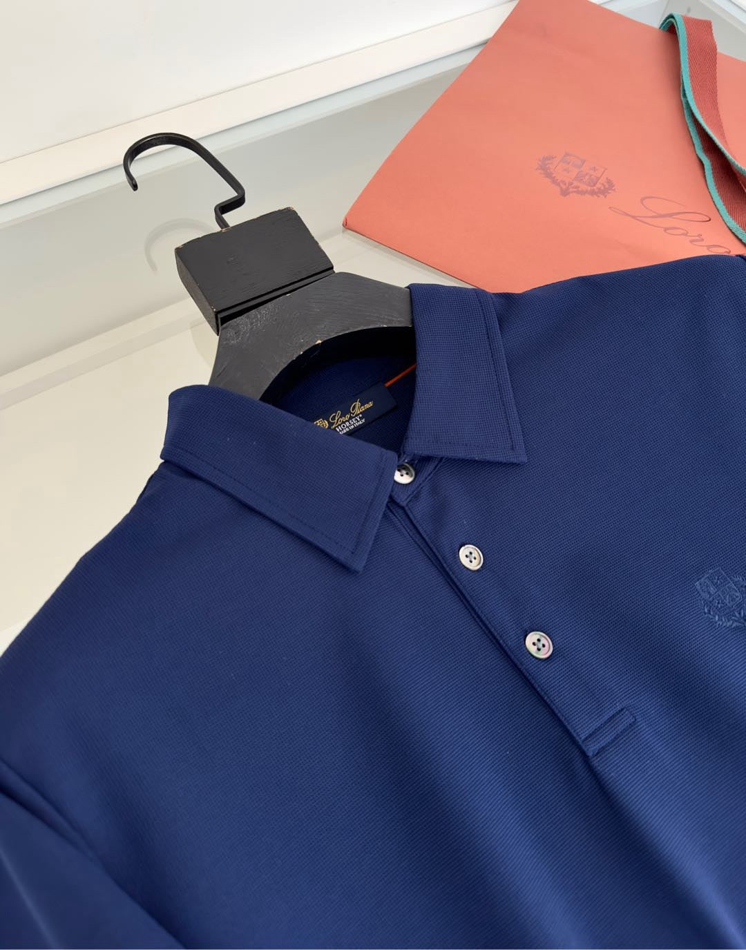 Blue and Khaki Polo