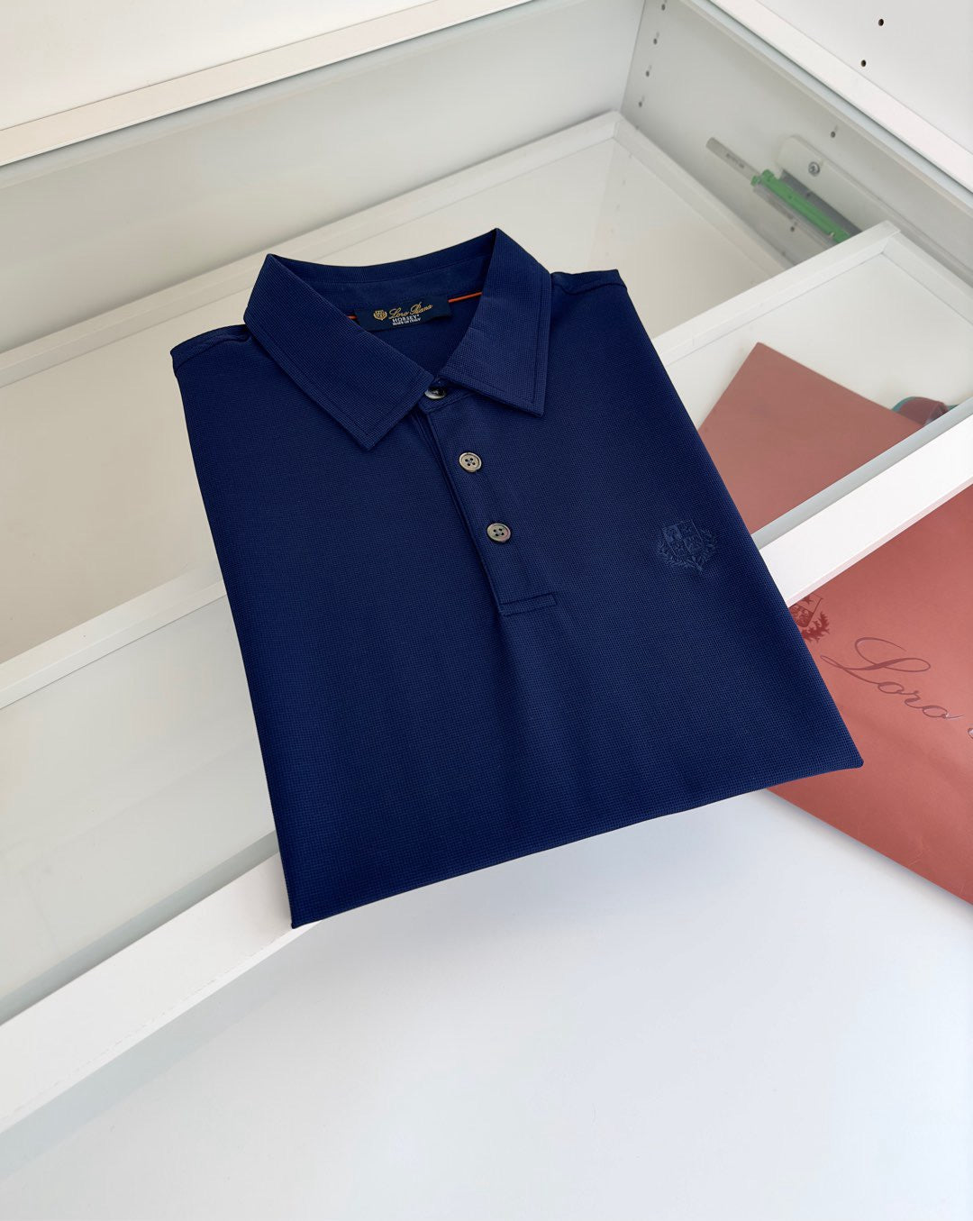 Blue and Khaki Polo