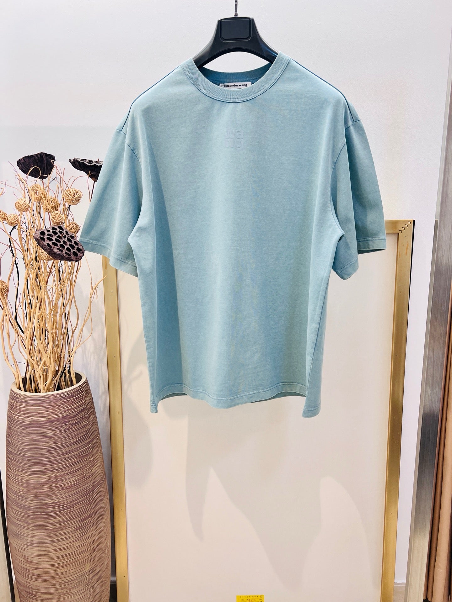 Sky Blue and Black T-Shirt