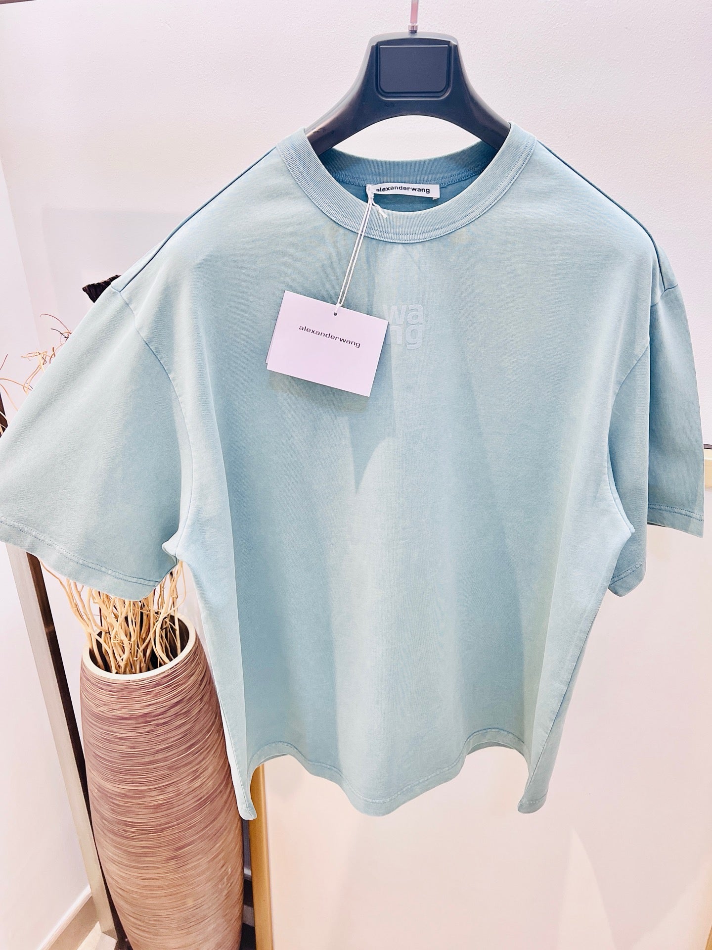 Sky Blue and Black T-Shirt