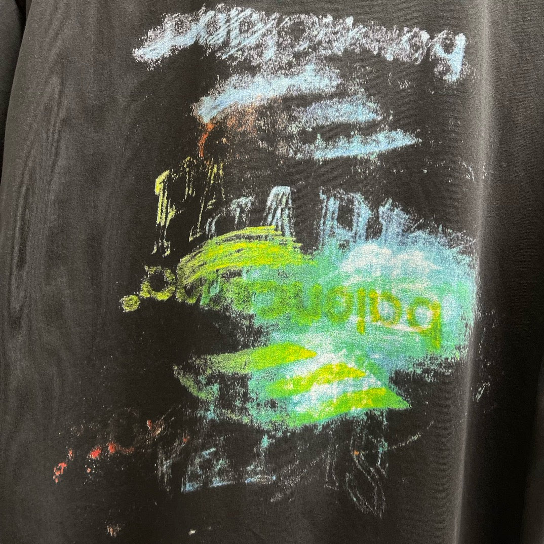 Black and Light Green T-Shirt