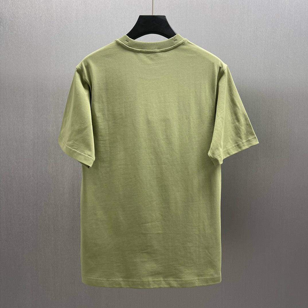 Green and White T-Shirt