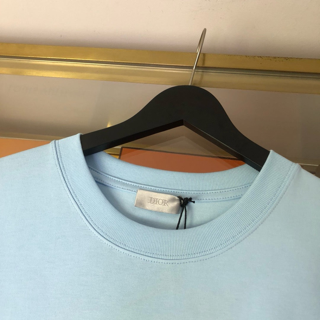 Sky Blue and White T-Shirt