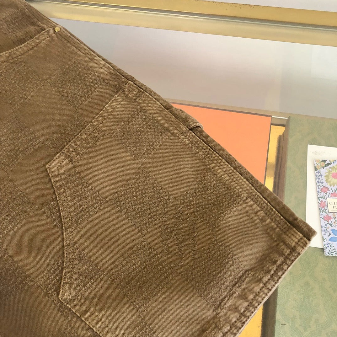 Black and Brown Short