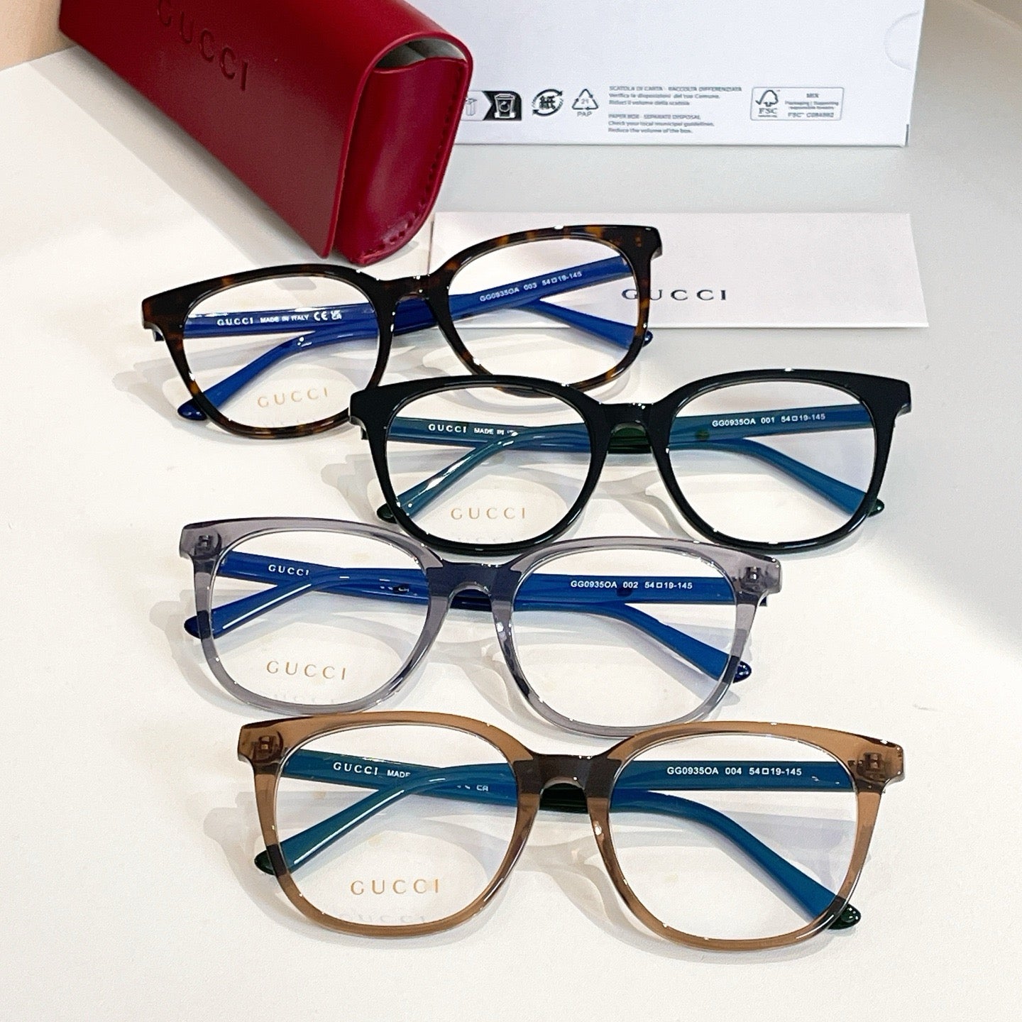 Mehrfarbige Sonnenbrille
