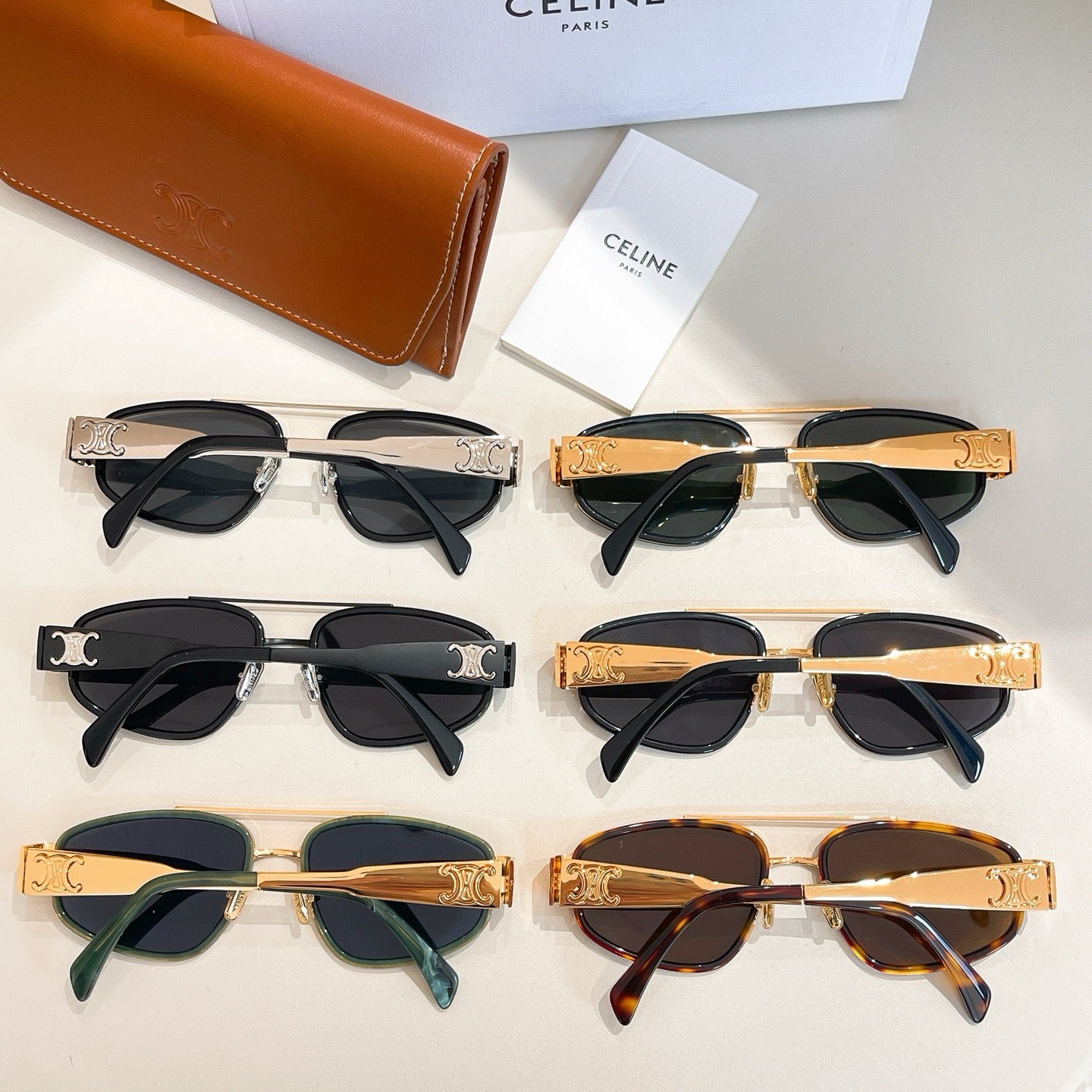 Mehrfarbige Sonnenbrille