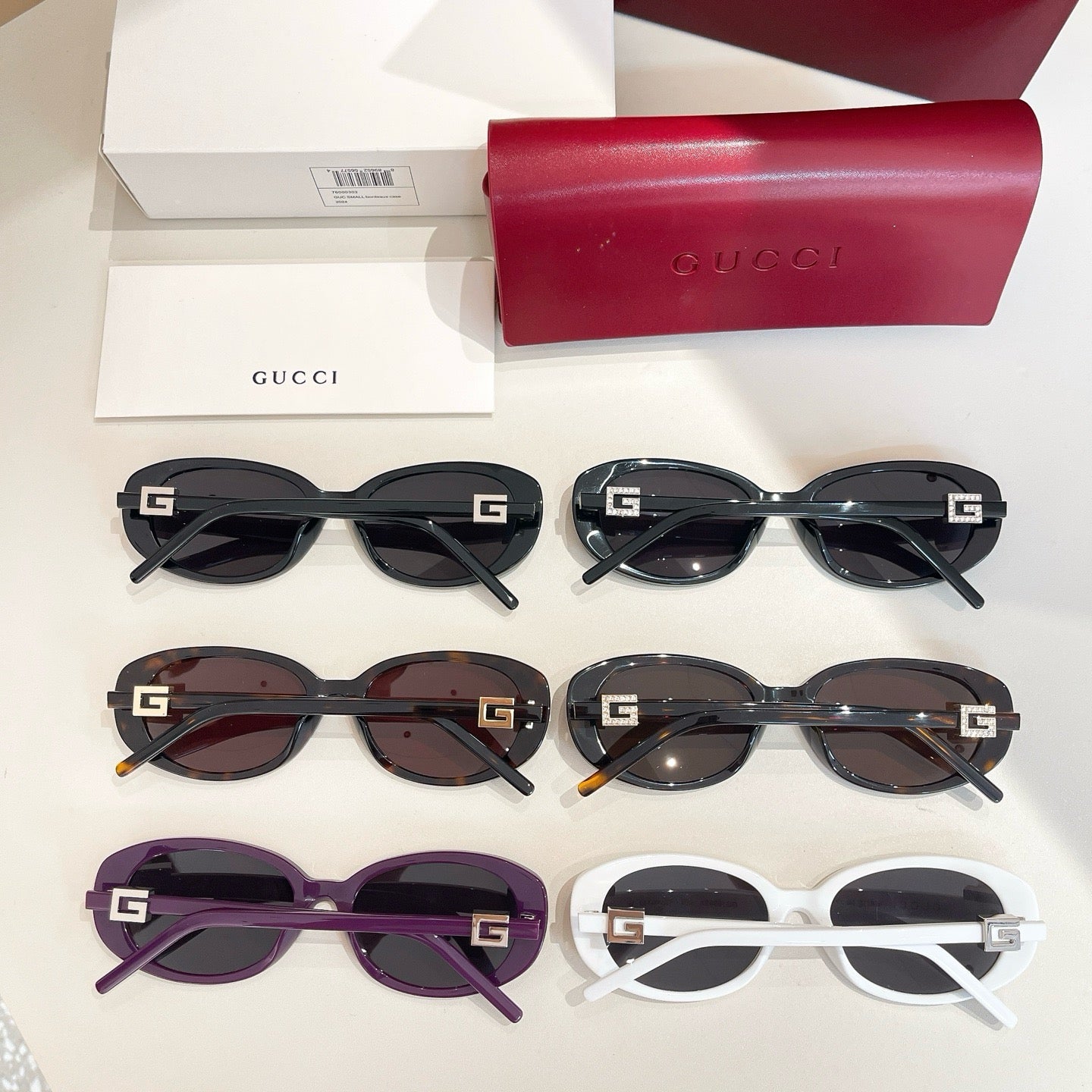 Mehrfarbige Sonnenbrille