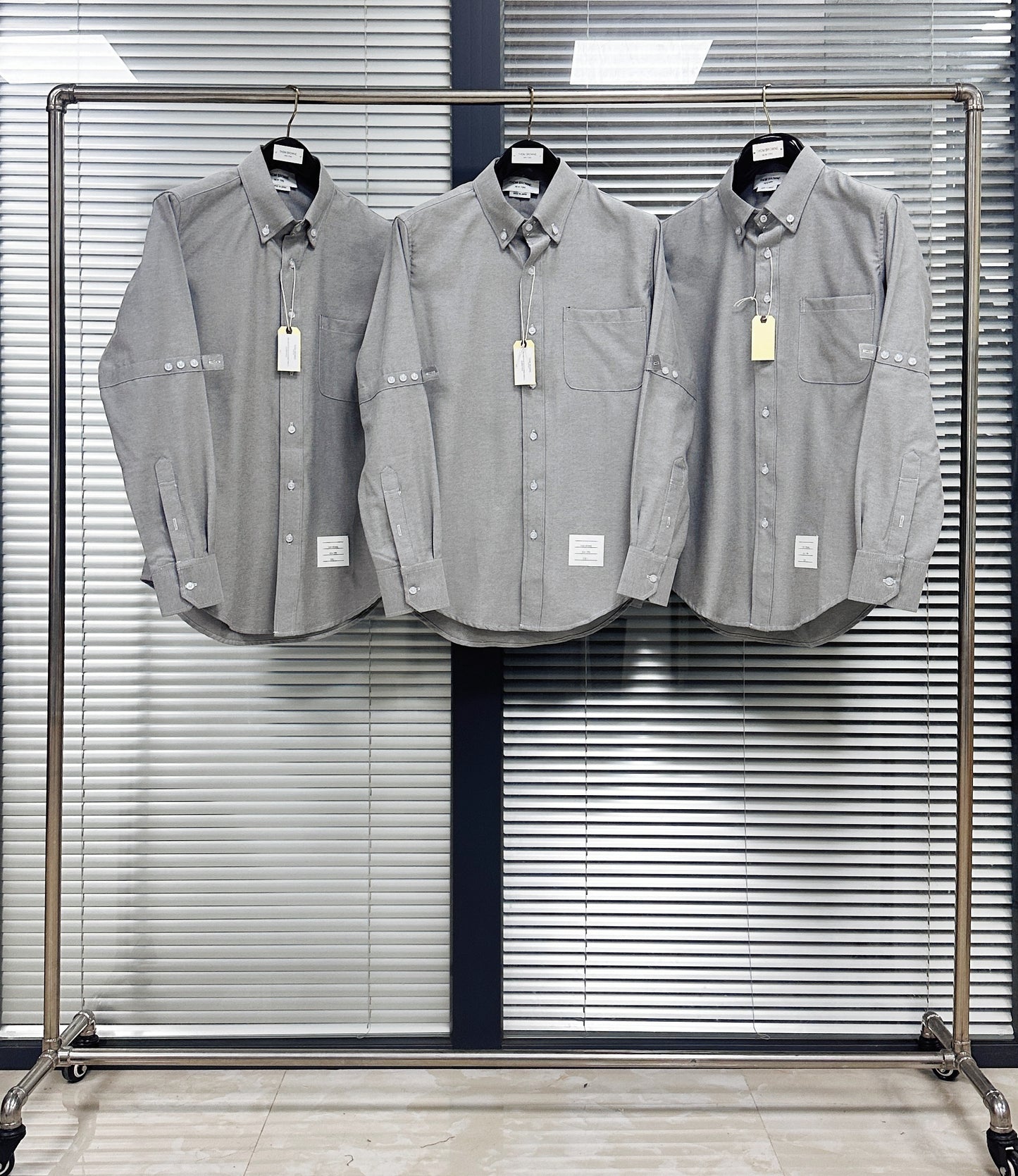 Grey and Dark Blue Jacket
