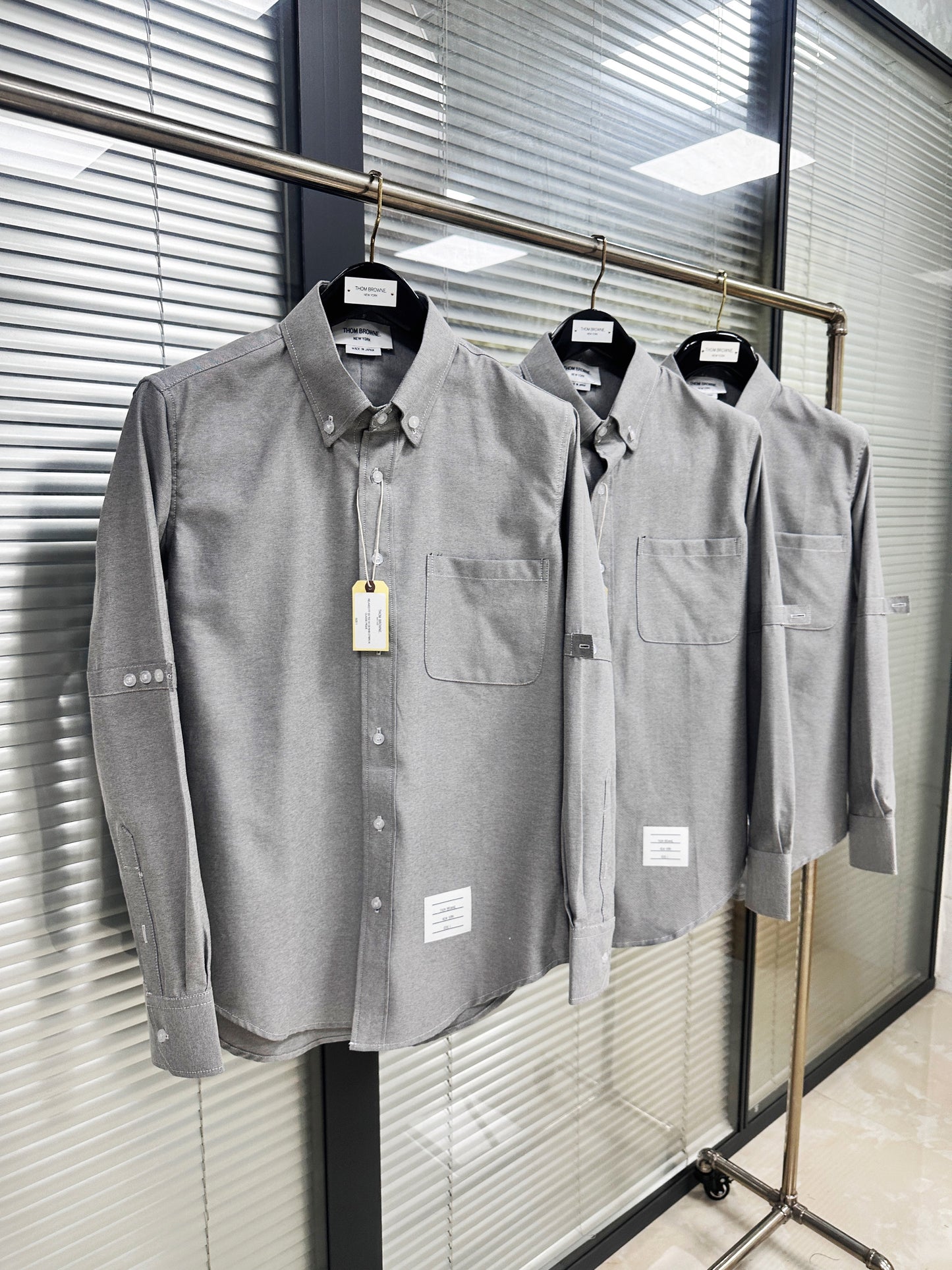 Grey and Dark Blue Jacket