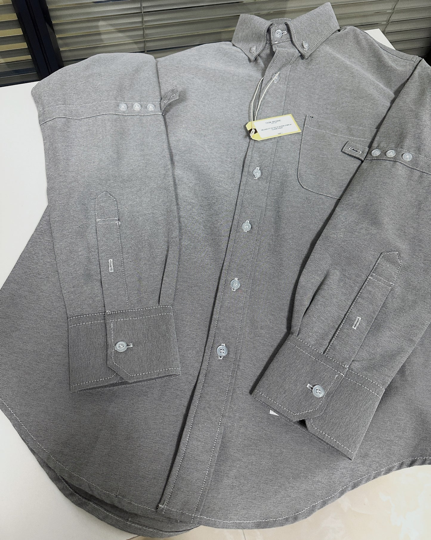 Grey and Dark Blue Jacket