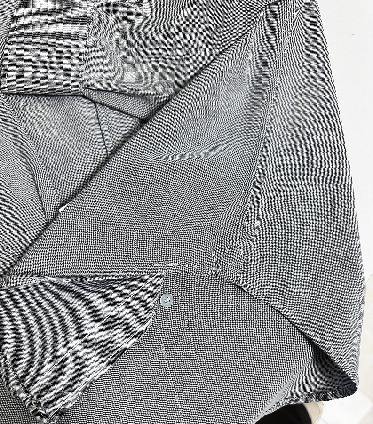 Grey and Dark Blue Jacket
