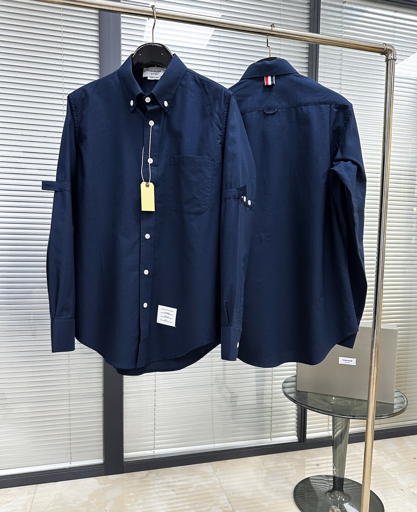 Grey and Dark Blue Jacket