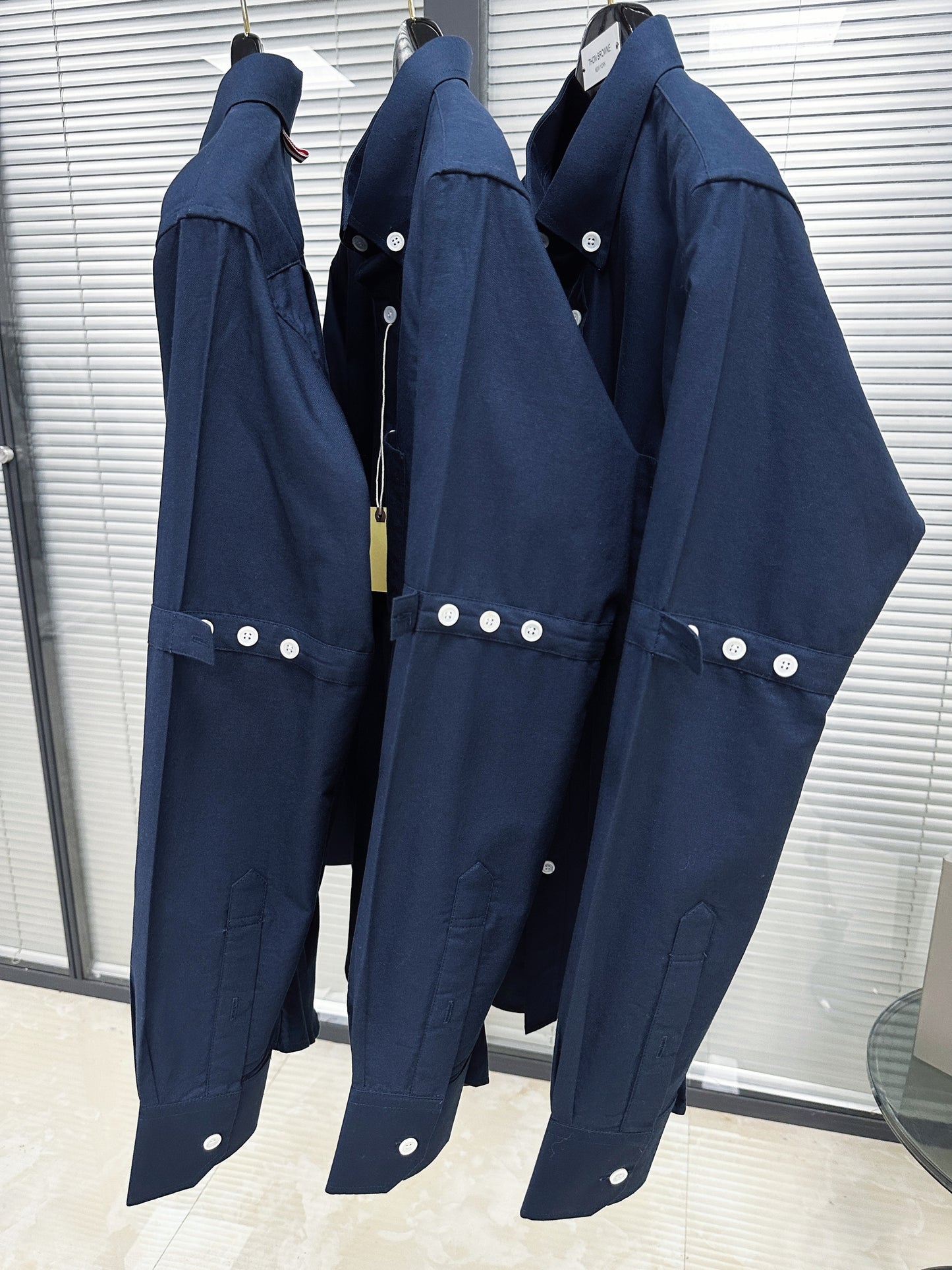 Grey and Dark Blue Jacket
